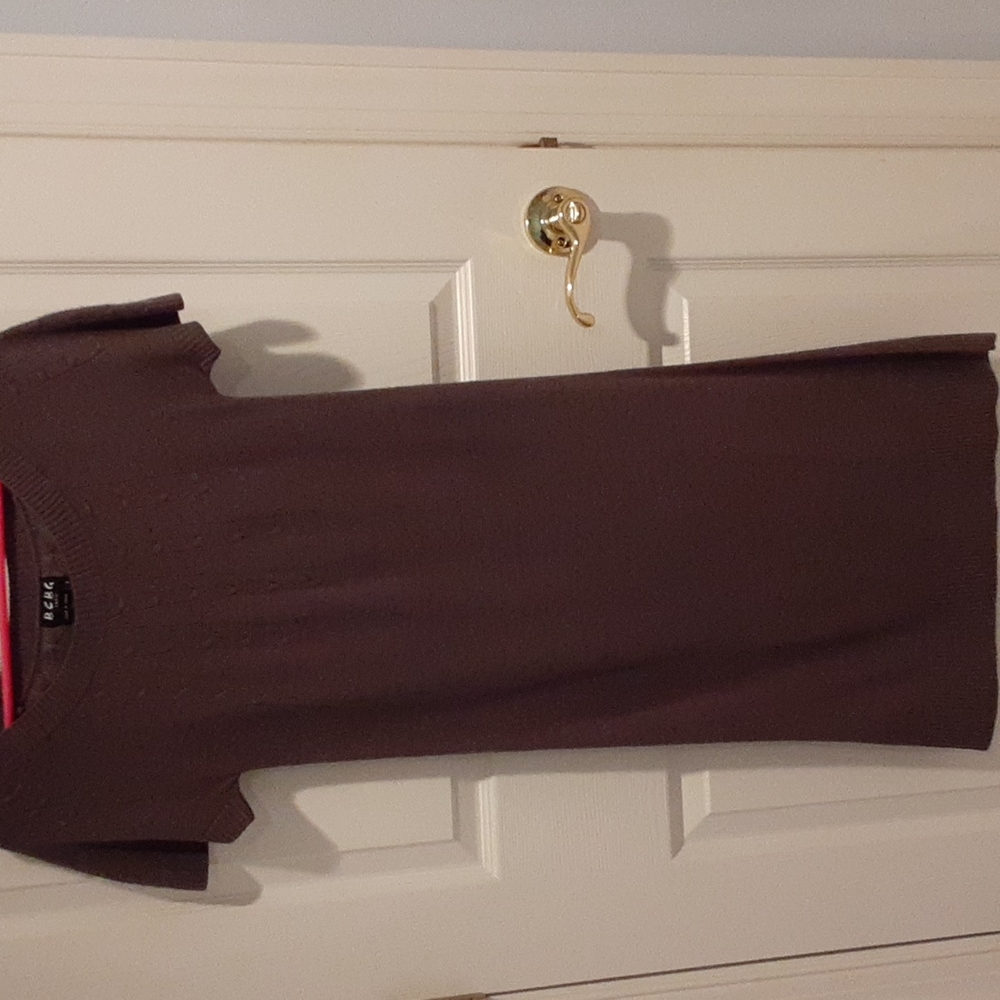 BCBG knit sweater dress.